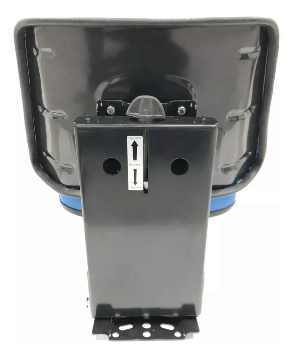 Asiento Universal Para Tractor New Holland Azul Sin Codera