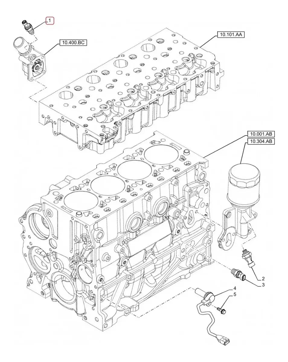 Sensor De Temperatura Tractor Case -ih Jx95/115a/puma150