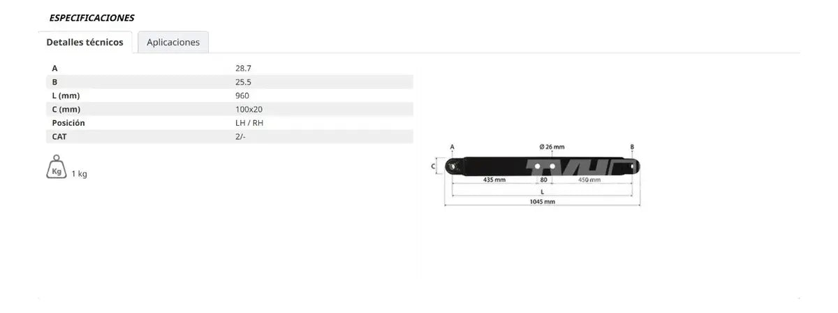 Brazo De Levante Inferior Case JX 5158928