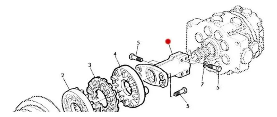 Flecha De Mando De Bomba Hidraulic Para John Deere 2755/2555