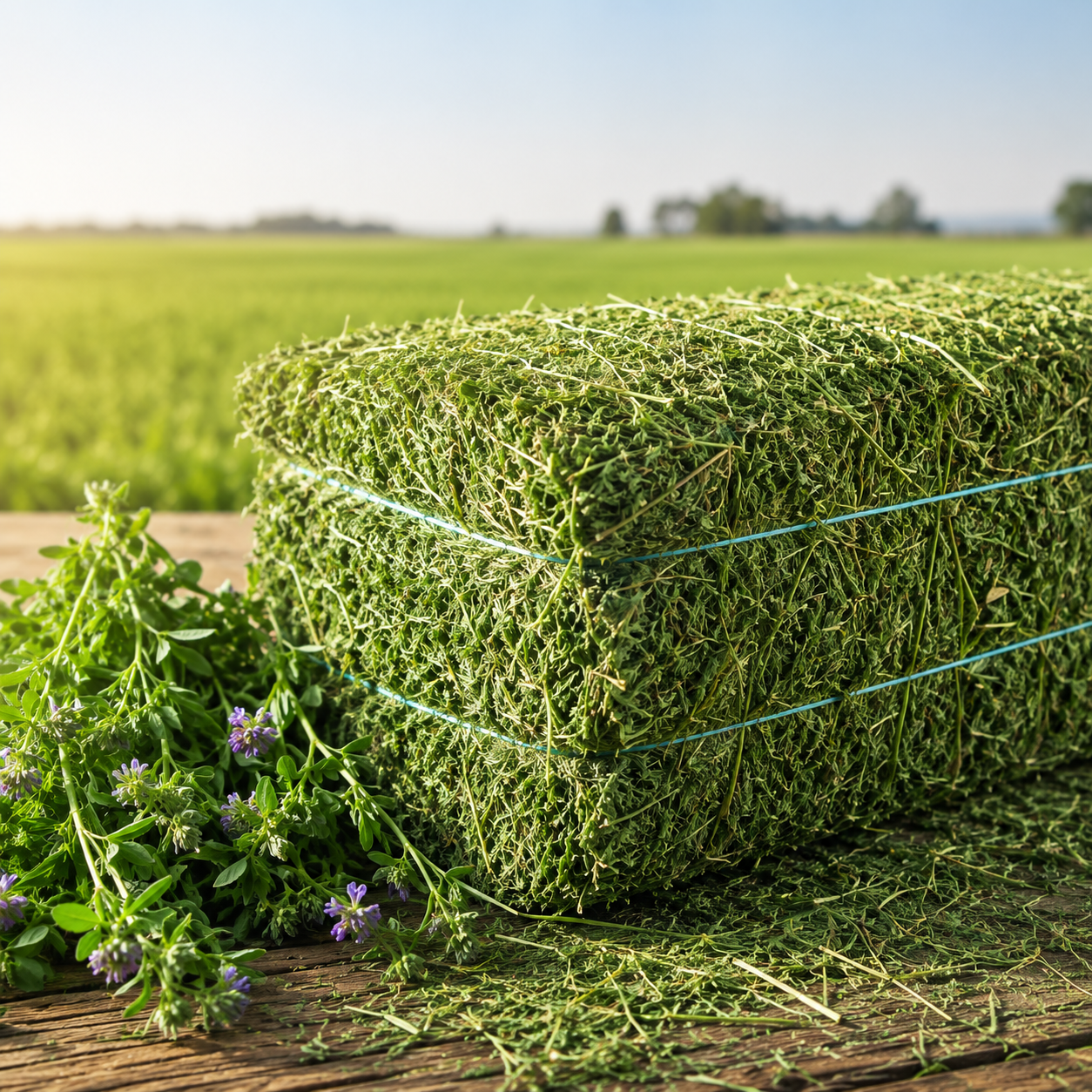 Heno De Alfalfa Orgánica Premium Para Cuyo, Conejo Y Roedores 2 kg