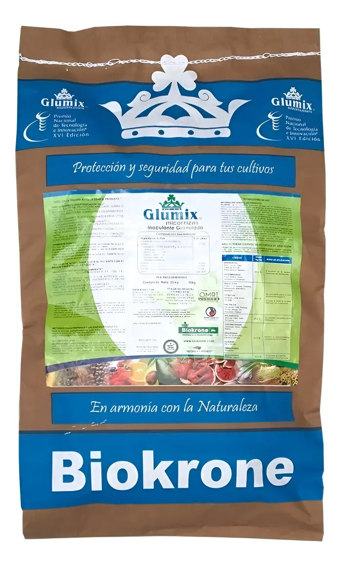Biokrone Glumix 20kg Micorrizas Enraizador Mejorador D Suelo