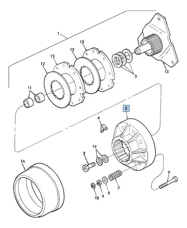 Clutch Housing Empacadora New Holland 575