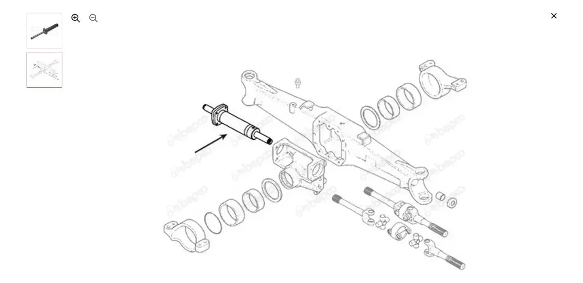 Cilindro Dirección 1537617C1 Tractor New Holland Serie TS6