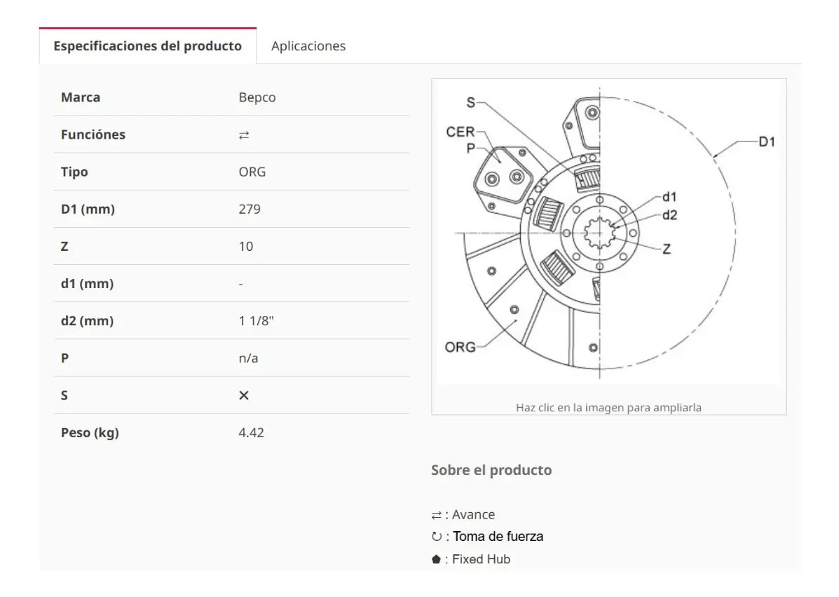 Disco Clutch Tractor Massey Ferguson 35 65 135 145 165