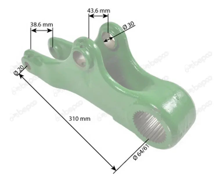 Brazo De Elevacion Izquierdo Para John Deere 6100/6400/6600