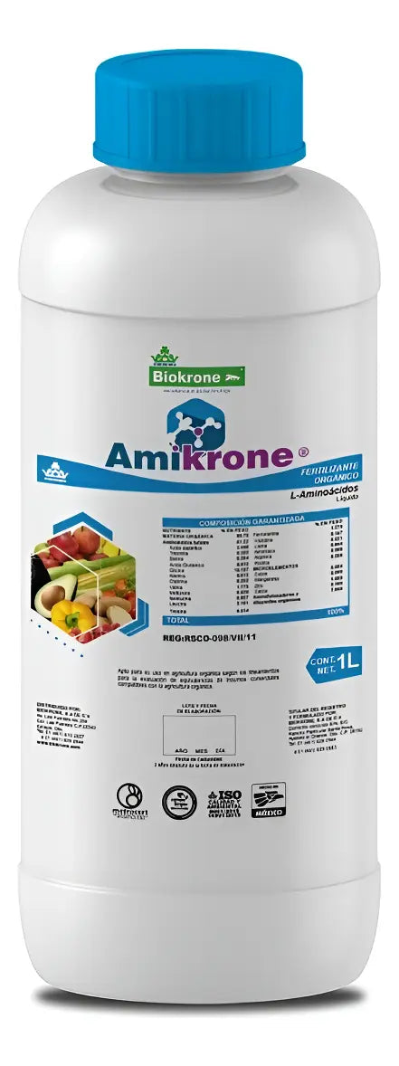 Fertilizante Biokrone Amikrone Aminoacidos Al 52% 1l