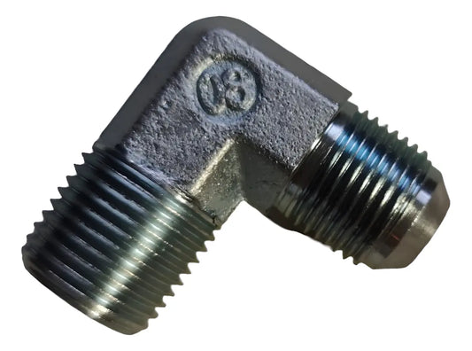 Conector Hidráulico 1/2 NPT A 3/4 JIC 90 Grados