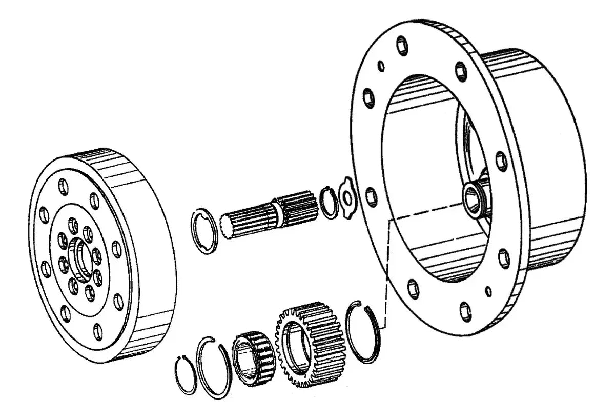 Flecha Rueda Delantera Para New Holland 5610/6610/7610/6710
