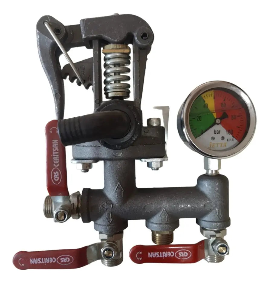 Control De Presión Con Manómetro Para Aspersora 40 PSI