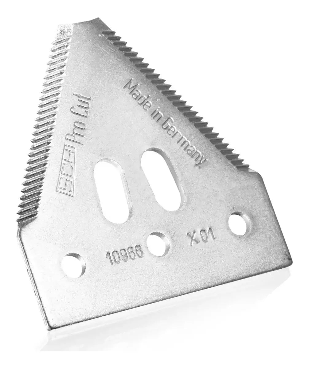 Cuchilla Schumacher Triangular Para Cosechadora Paquete 25 Pzas