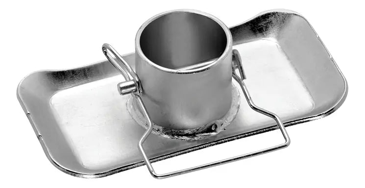 Base Jf100 Para Gato De Remolque Para Tubo De 2 PuLG }