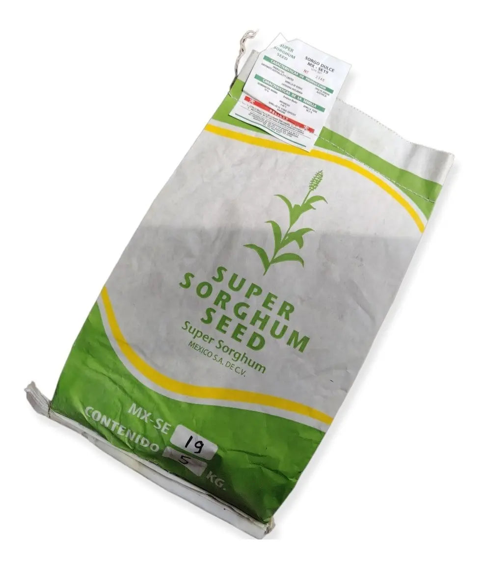 1 KG Semilla Super Sorgo Se19 Para 1.3 Ha Hasta 300 Tons/ha