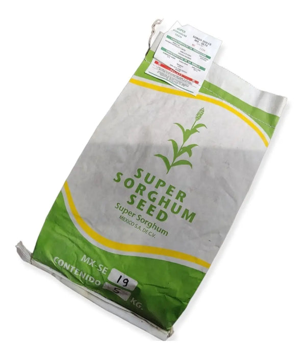 1 KG Semilla Super Sorgo Se19 Para 1.3 Ha Hasta 300 Tons/ha
