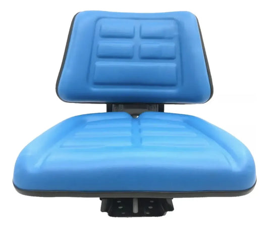Asiento Universal Para Tractor New Holland Azul Sin Codera