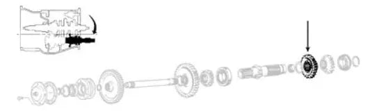 Engrane Cuarta Velocidad Massey Ferguson 35 135 285 390