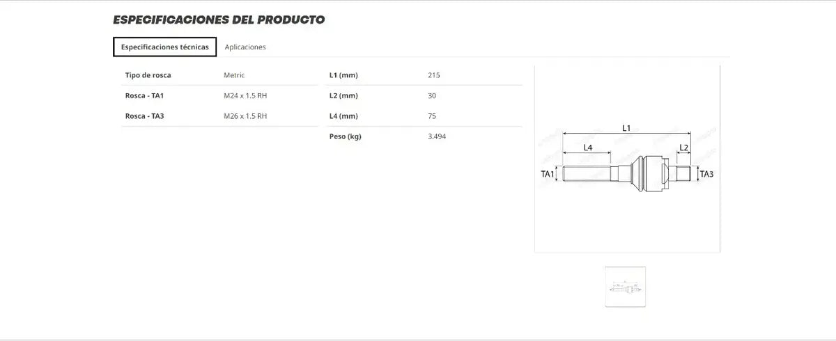 Rotula De Dirección Para John Deere Serie 6000