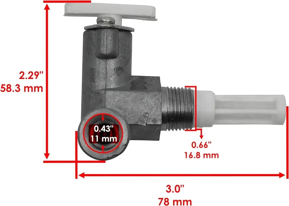 Llave Paso De Combustible Massey Ferguson 35 65 135 165