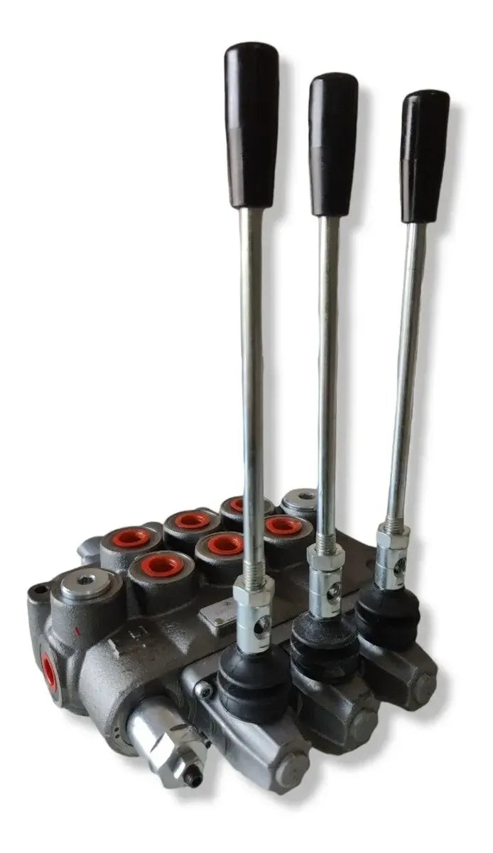 Distribuidor Hidraulico 1/2 90 L 4600 Psi 3 Palancas
