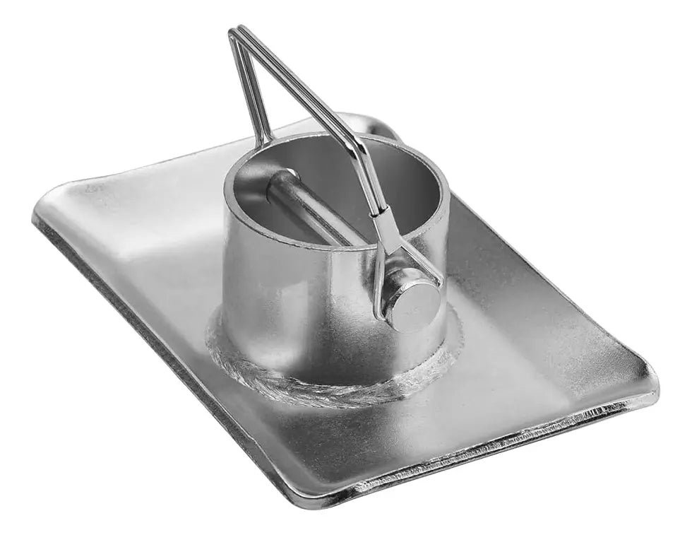Base Jf100 Para Gato De Remolque Para Tubo De 2 PuLG }