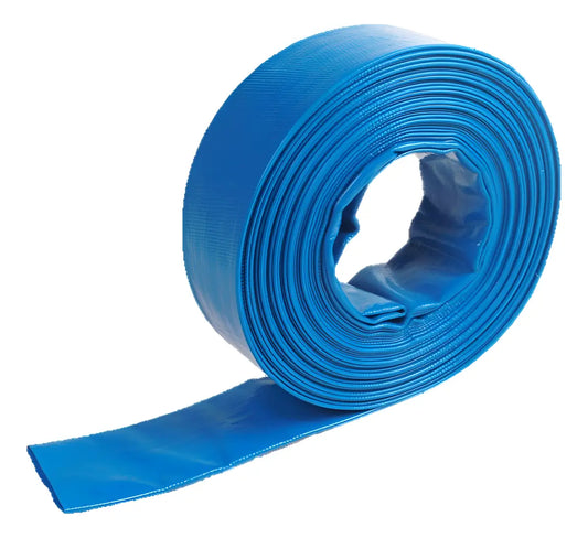 Manguera De Lona Plana Lay Flat Reforzada De 4 Pulgadas 50m