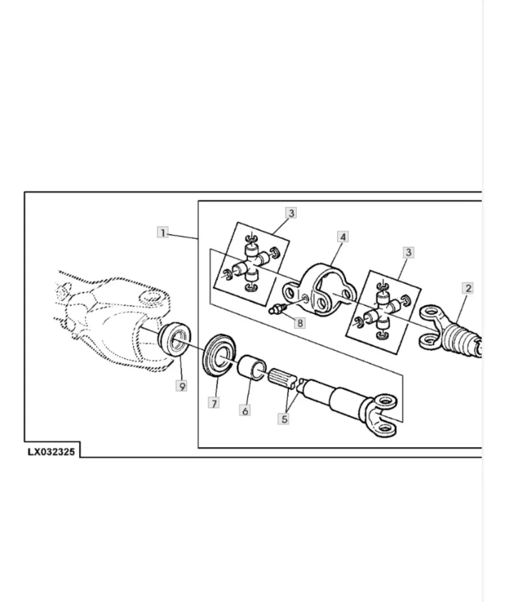 Yugo Eje Delantero Para Joh Deere 310 315 6415 6403 L100633